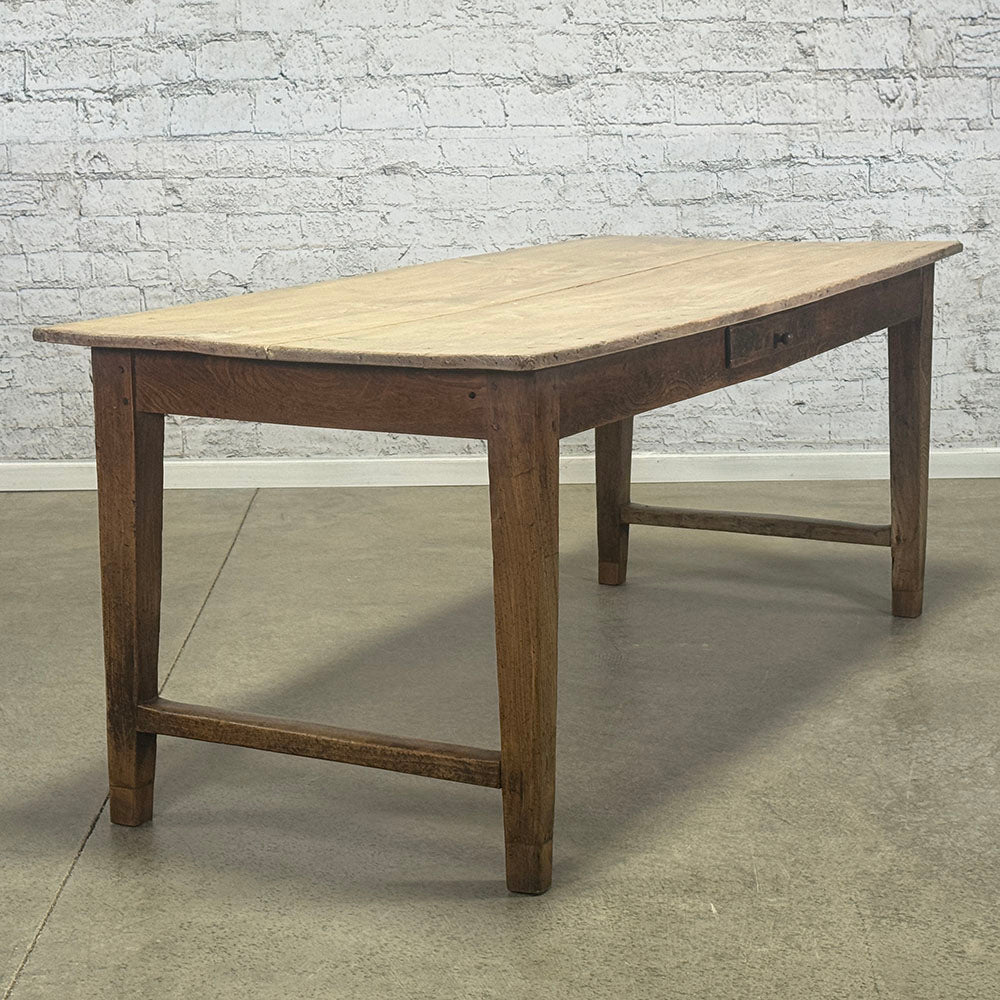 Antique Two Plank Elm top Table