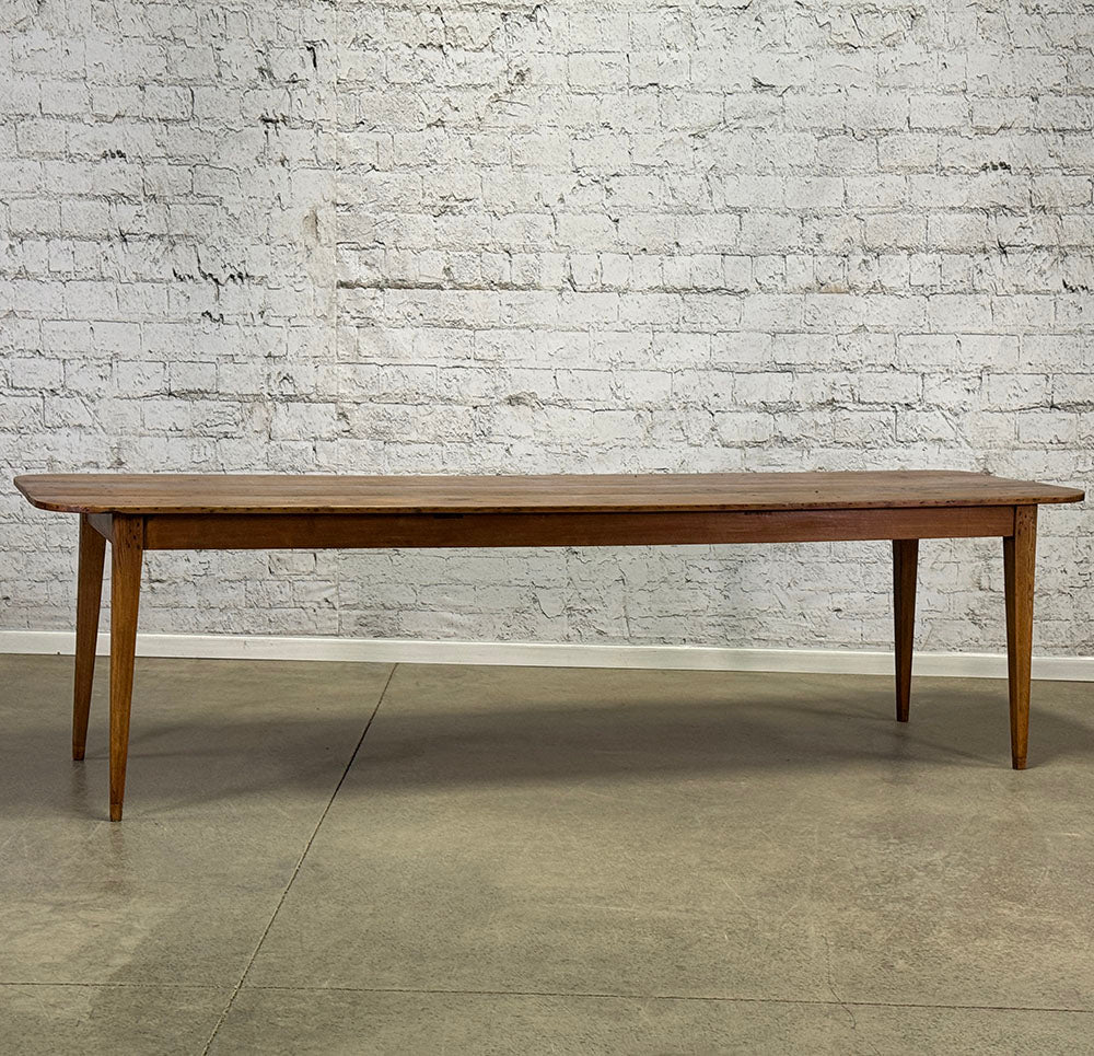 Late 19th Century French Pine Farm Table