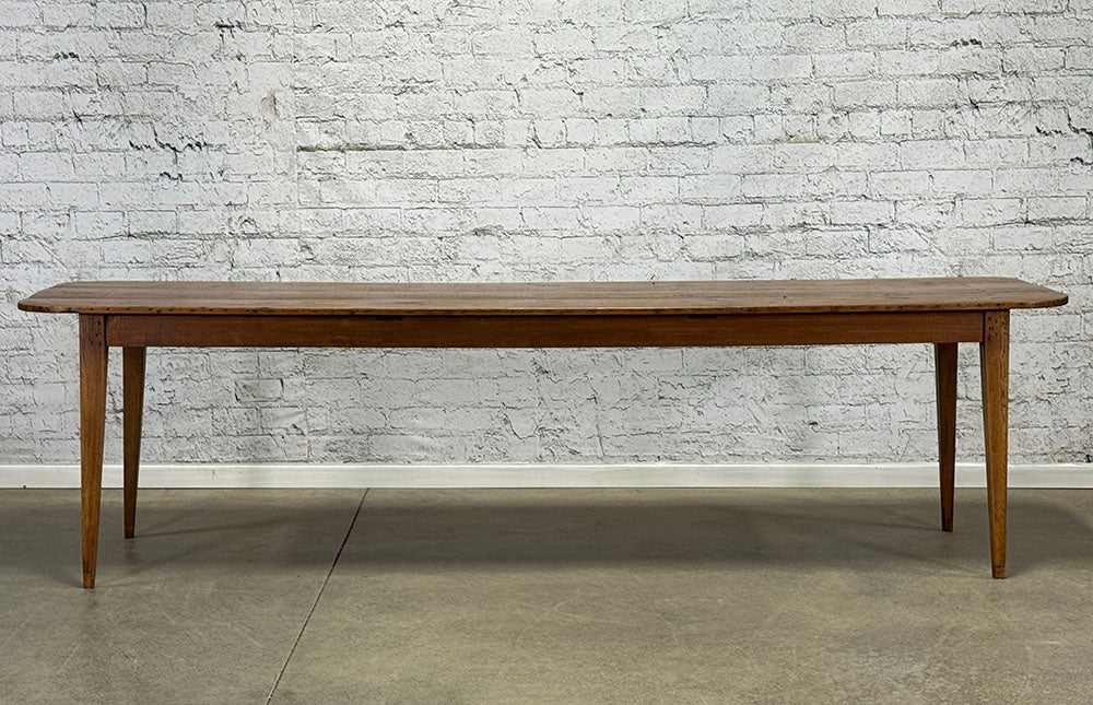 Late 19th Century French Pine Farm Table