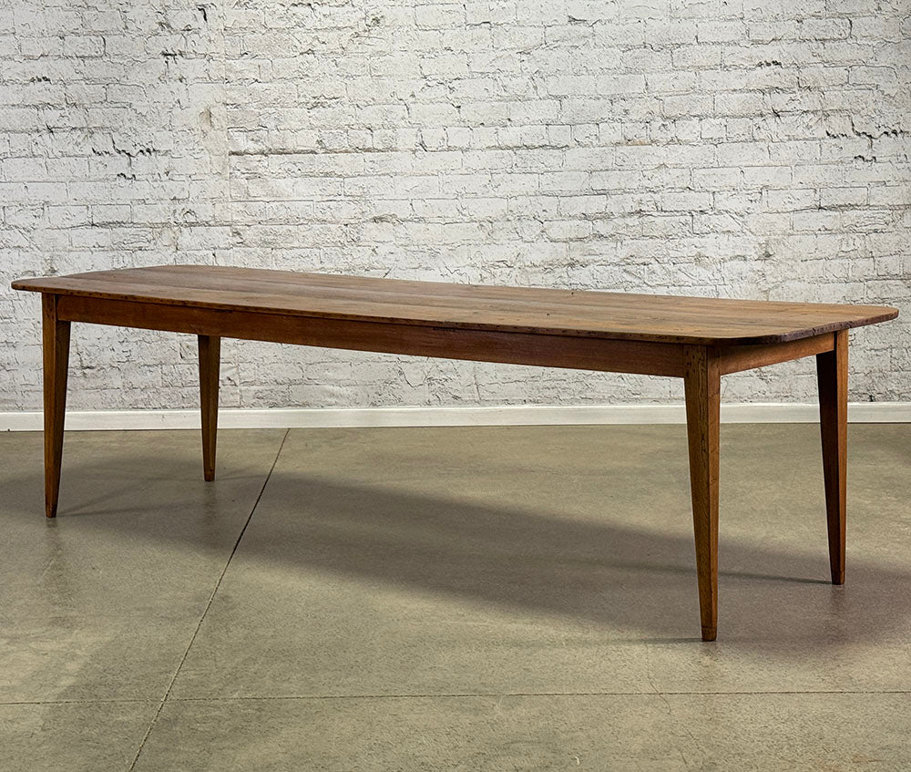 Late 19th Century French Pine Farm Table