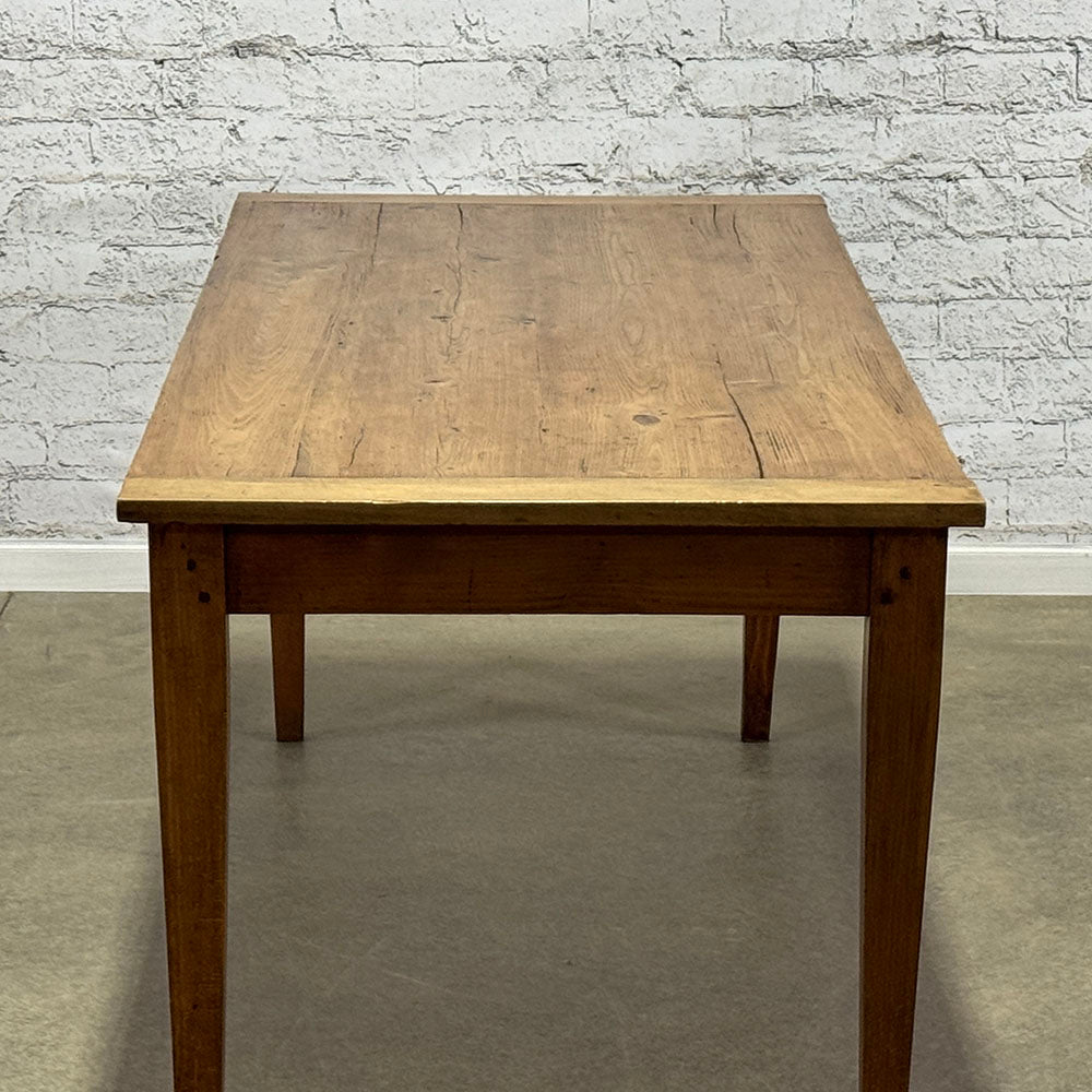 Antique French Pine & Beech Farmhouse Table