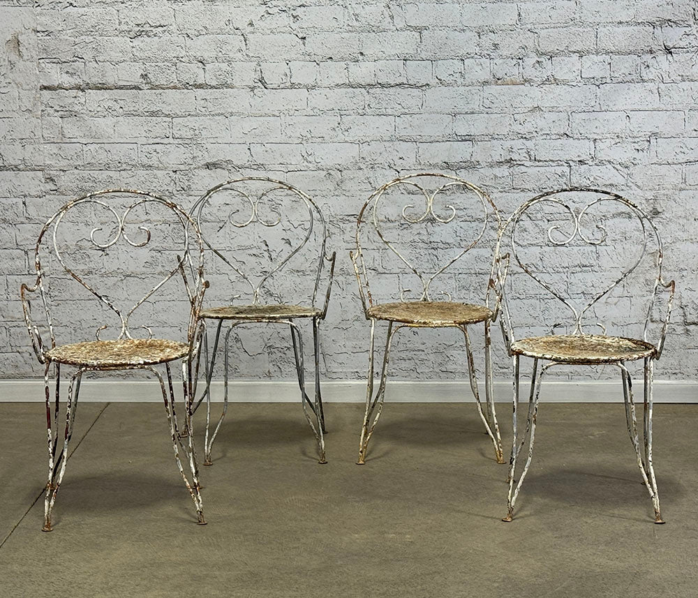 French Bistro Table + Four Chairs