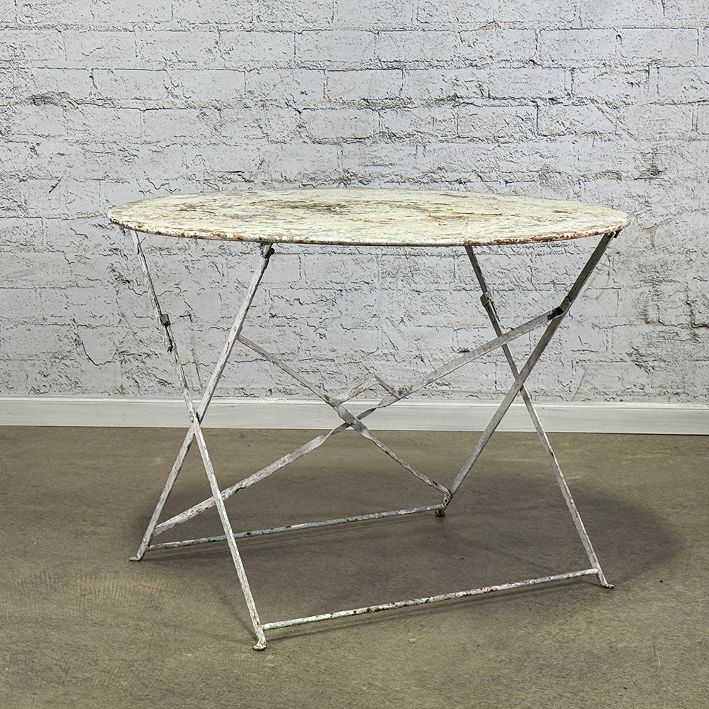 French Metal Folding Table