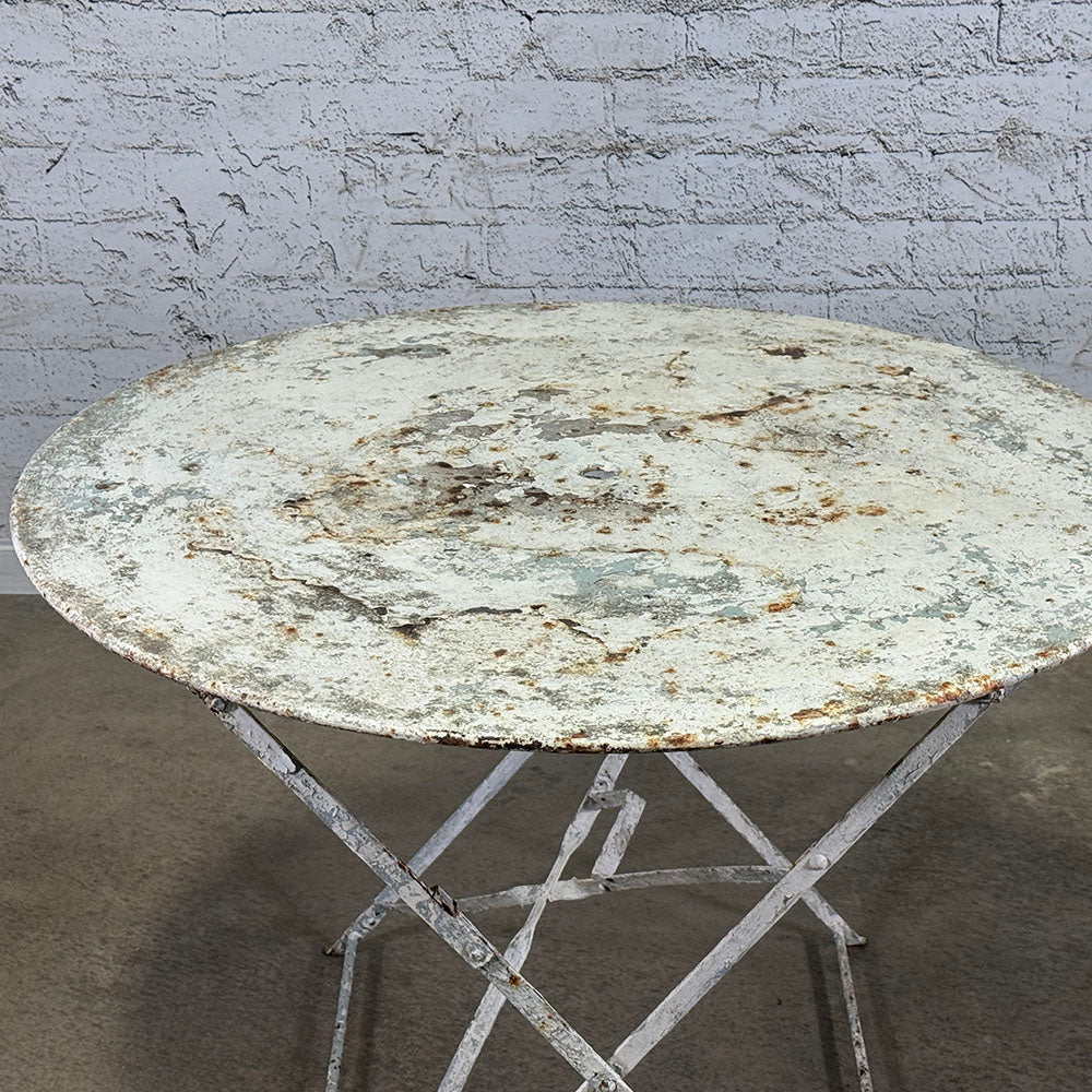 French Metal Folding Table