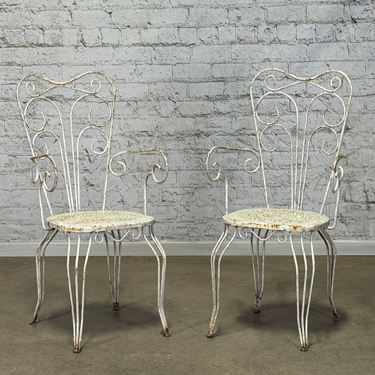 French Metal Chairs