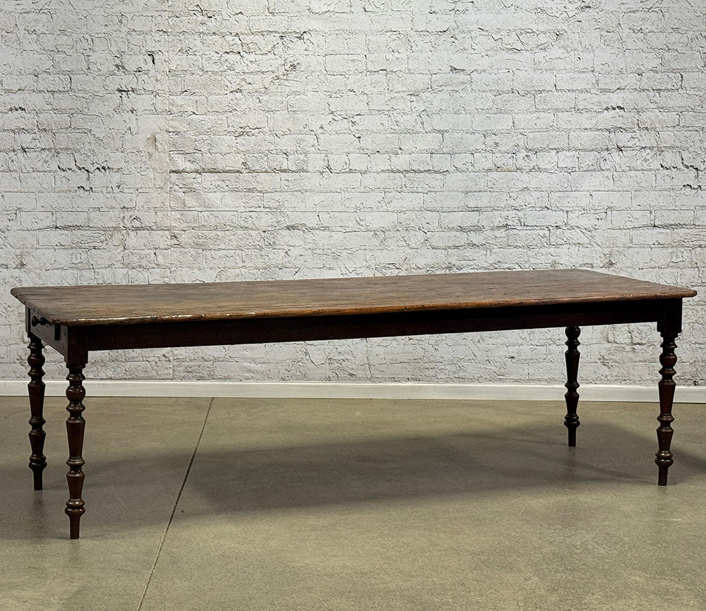 French Scrub Top Farm House Table