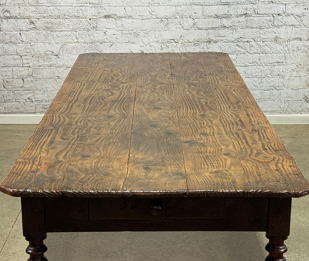 French Scrub Top Farm House Table