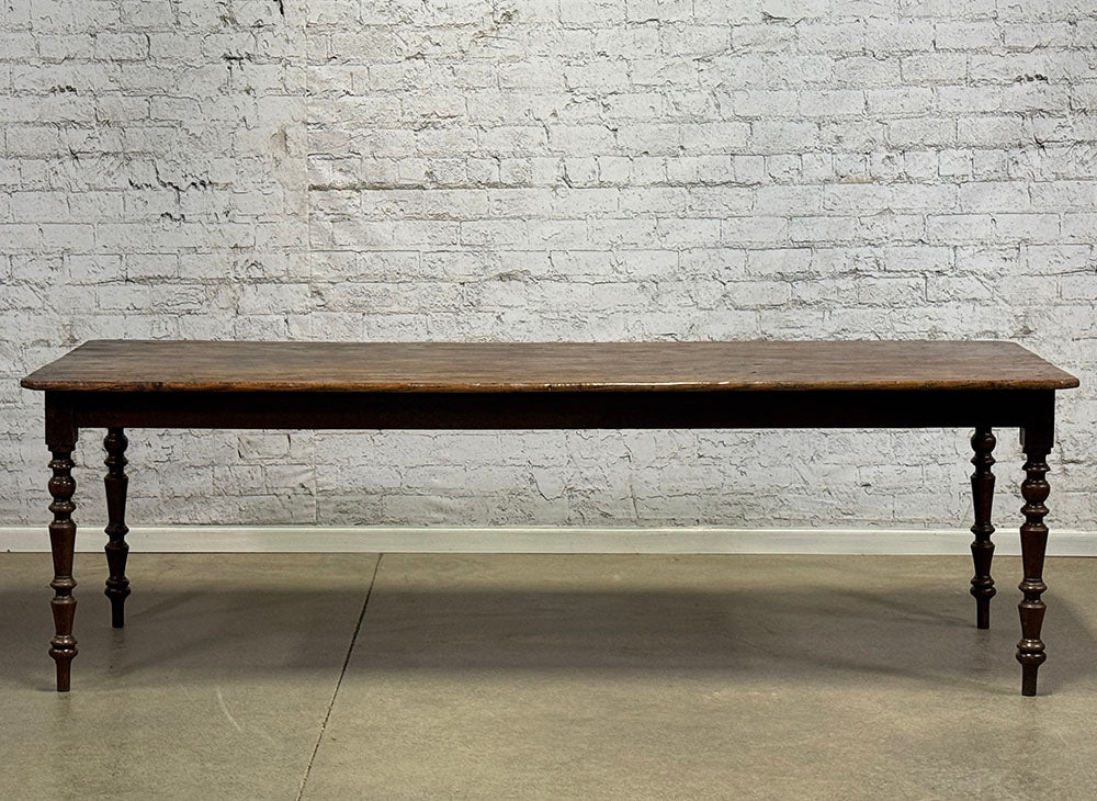 French Scrub Top Farm House Table