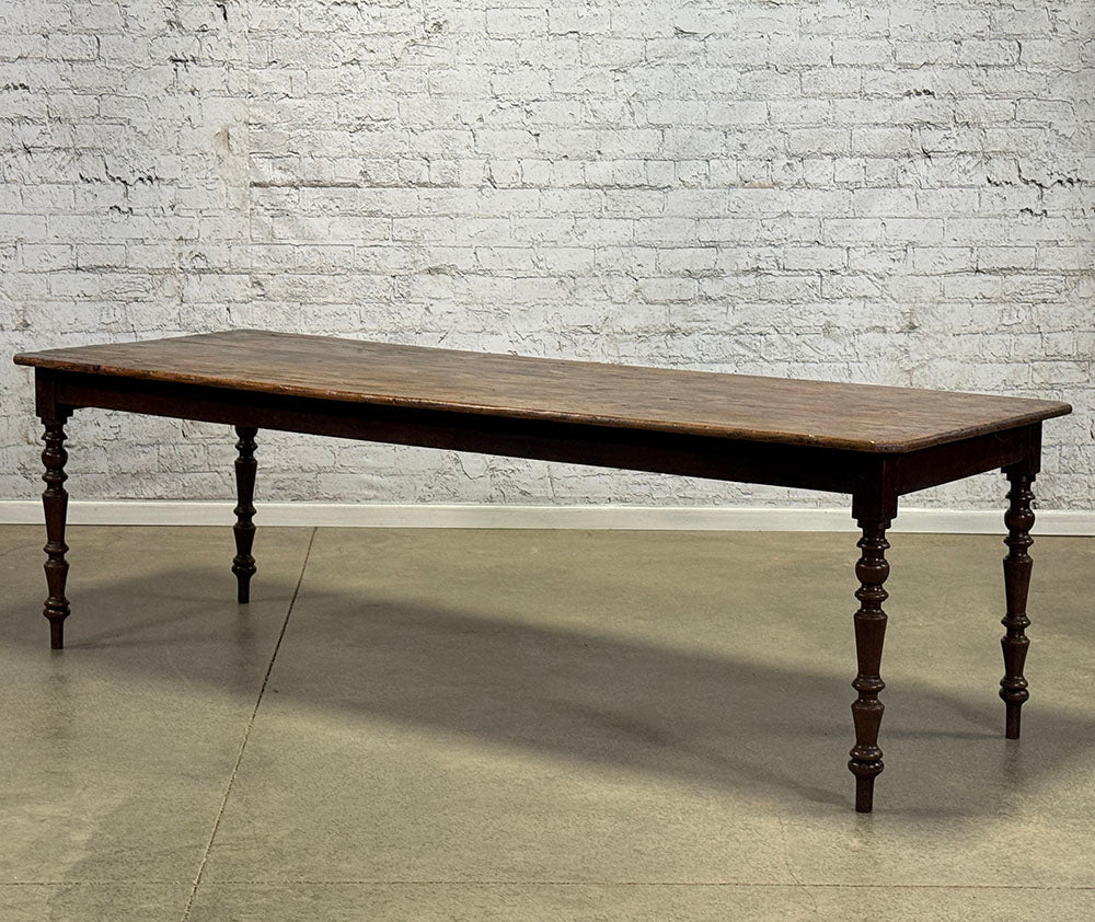 French Scrub Top Farm House Table