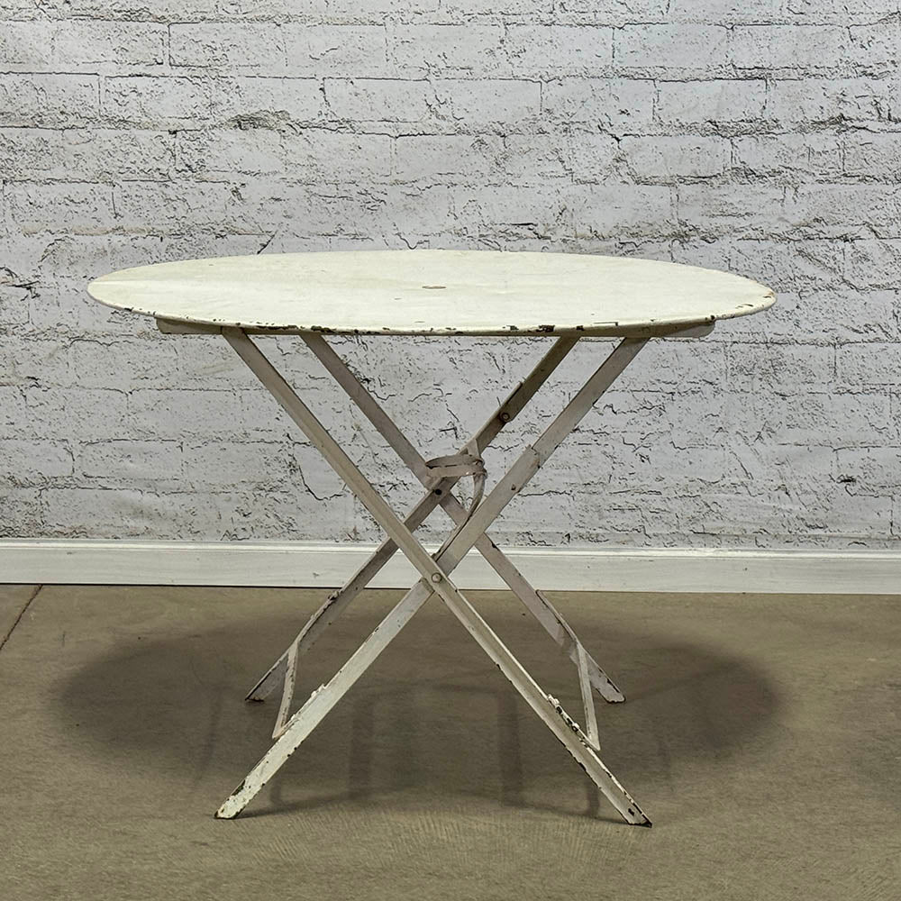 Vintage French Zinc Folding Table