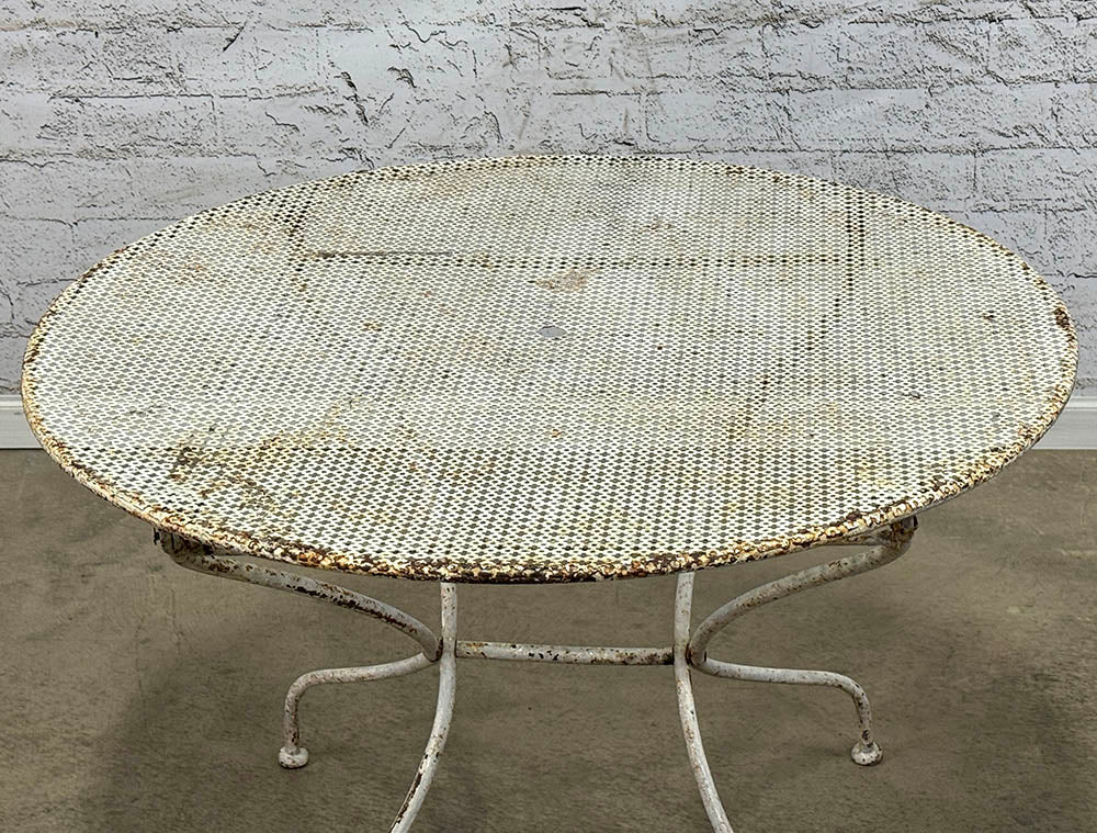 Zinc Bistro Table c.1890