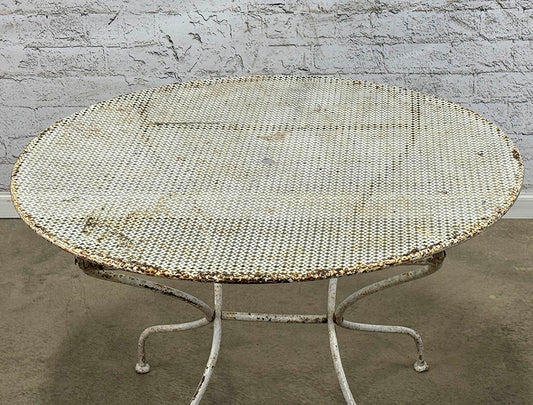 Zinc Bistro Table c.1890