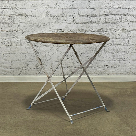 Antique Zinc Folding Table