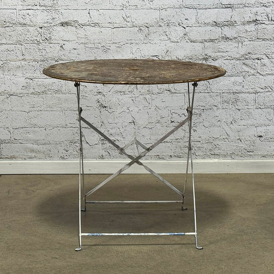 Antique Zinc Folding Table