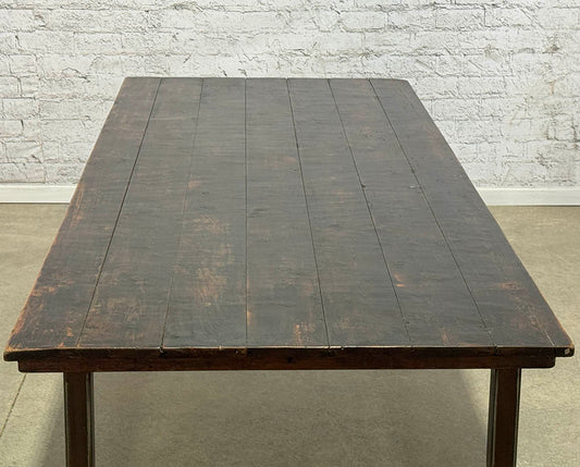 Rustic Pine Table Top with Custom Made Steel Base