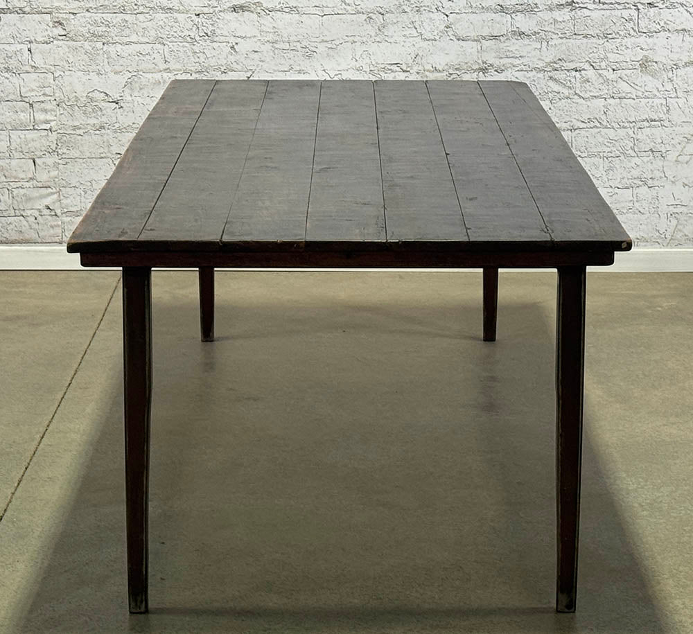 Rustic Pine Table Top with Custom Made Steel Base