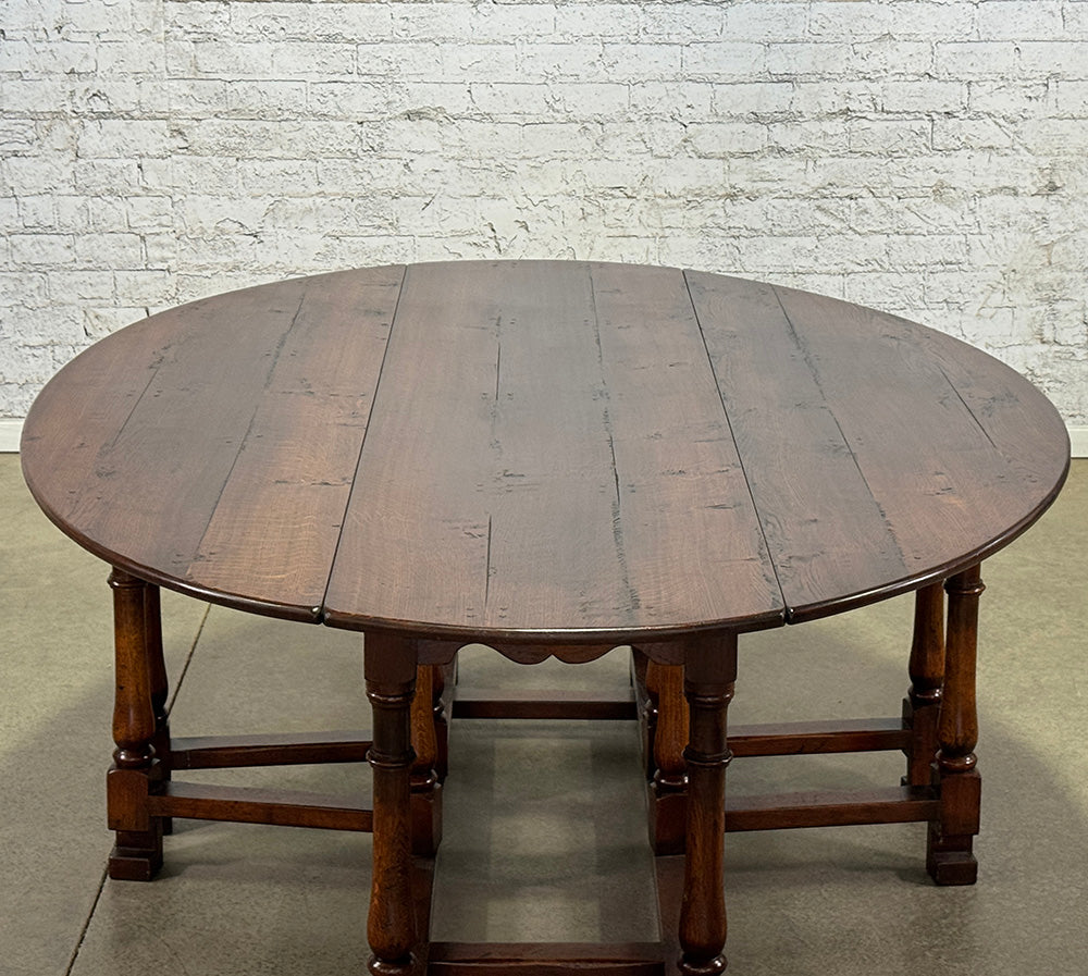 Oak Oval Gateleg Table
