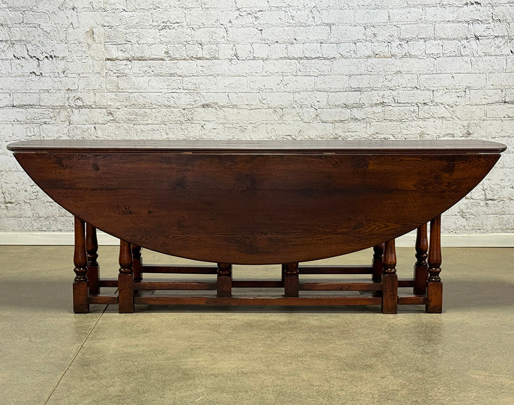Oak Oval Gateleg Table