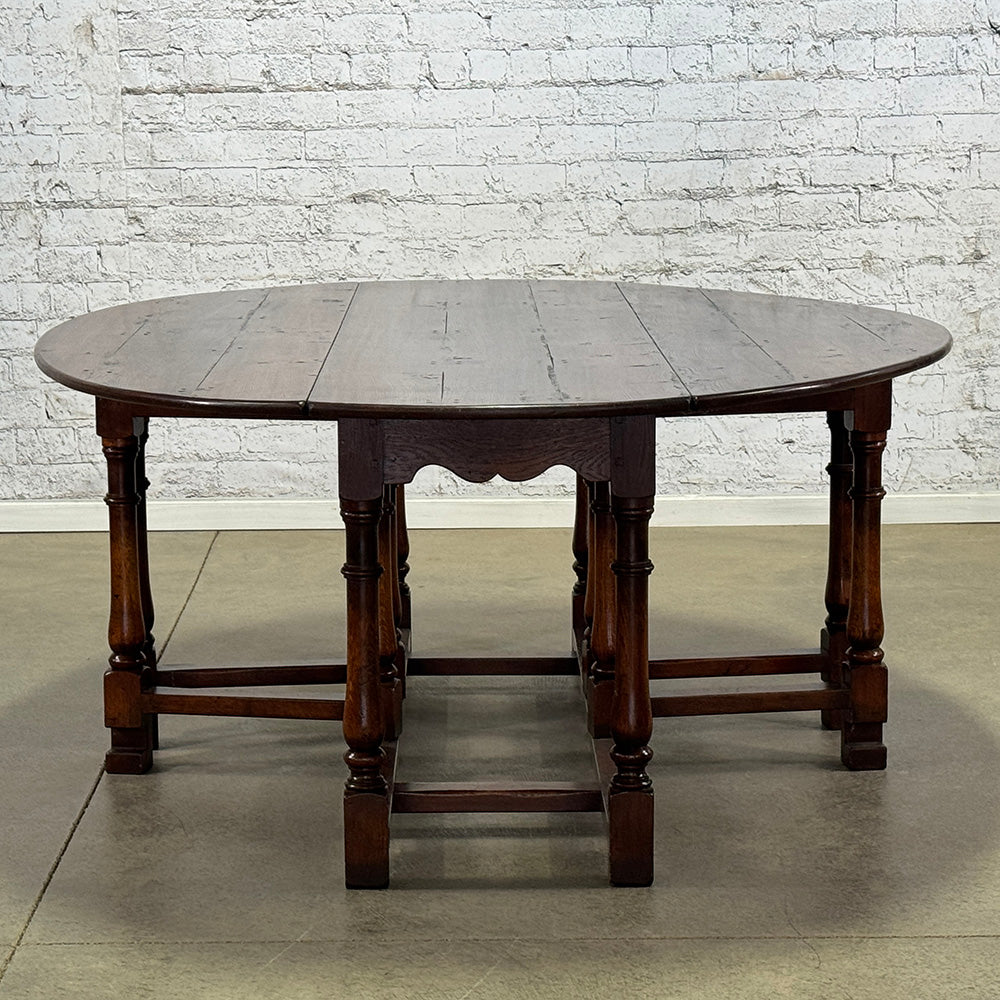 Oak Oval Gateleg Table