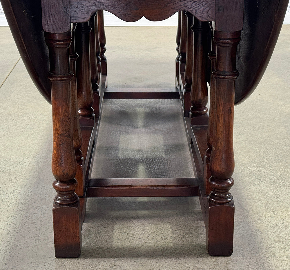 Oak Oval Gateleg Table
