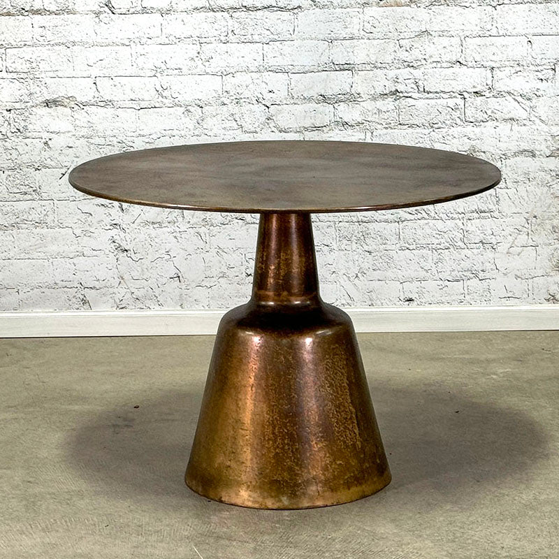 Cast Aluminum in Brass Antique Finish 40" Round Table