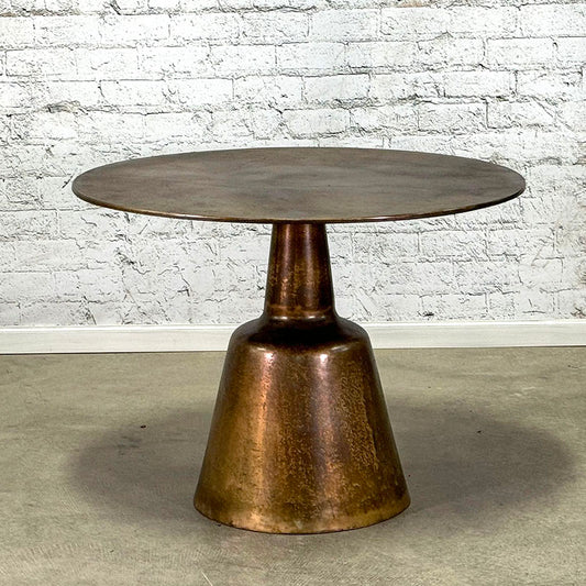 Cast Aluminum in Brass Antique Finish 40" Round Table
