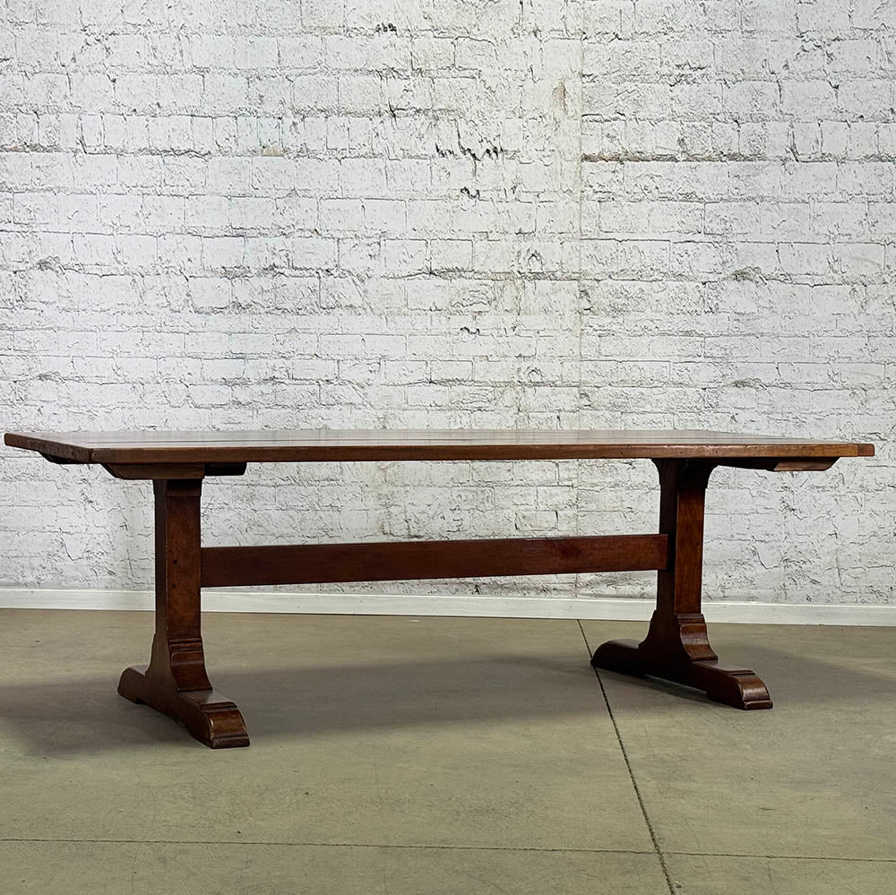 Cherry Trestle Base Extension Table, 90”L