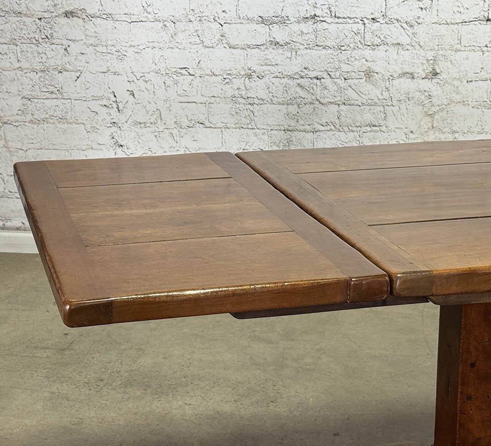 Cherry Trestle Base Extension Table, 90”L