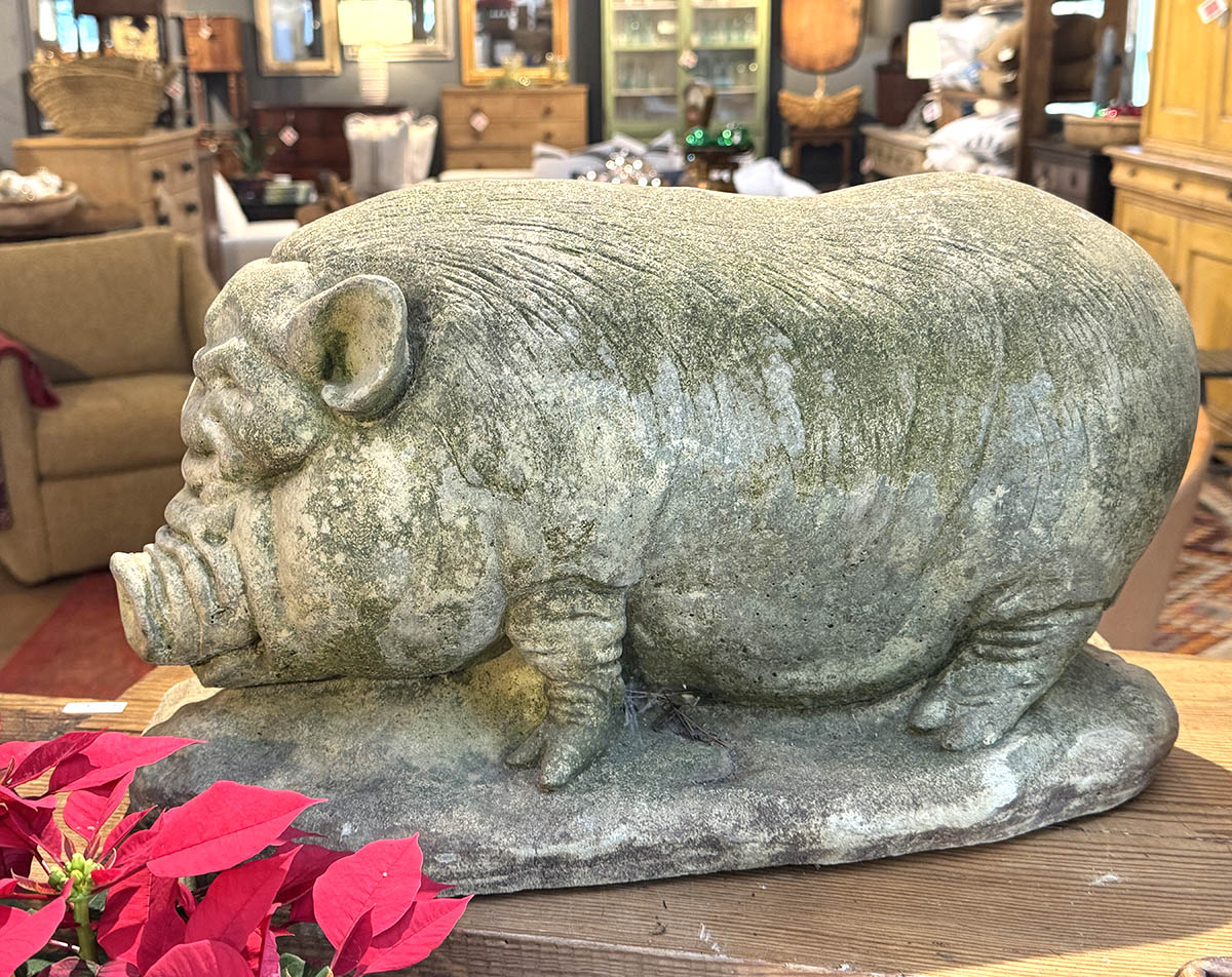 Stone Large Pig