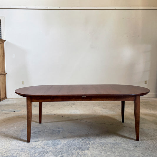 Handcrafted Cherry D-End Extension Table