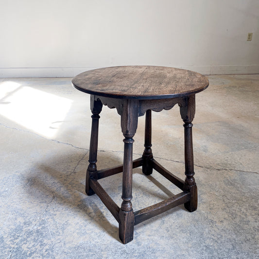 Antique Small Round top Table