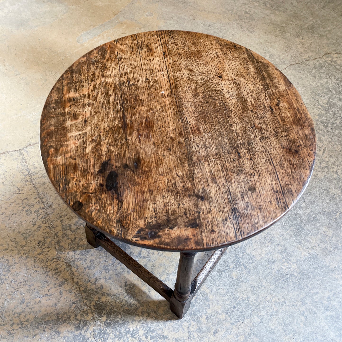 Antique Small Round top Table