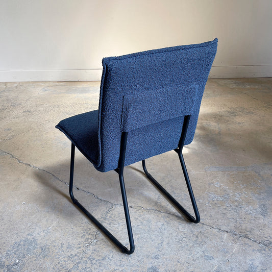 Blue Upholstered Dining Chair