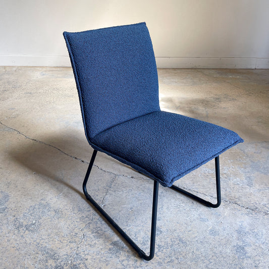 Blue Upholstered Dining Chair