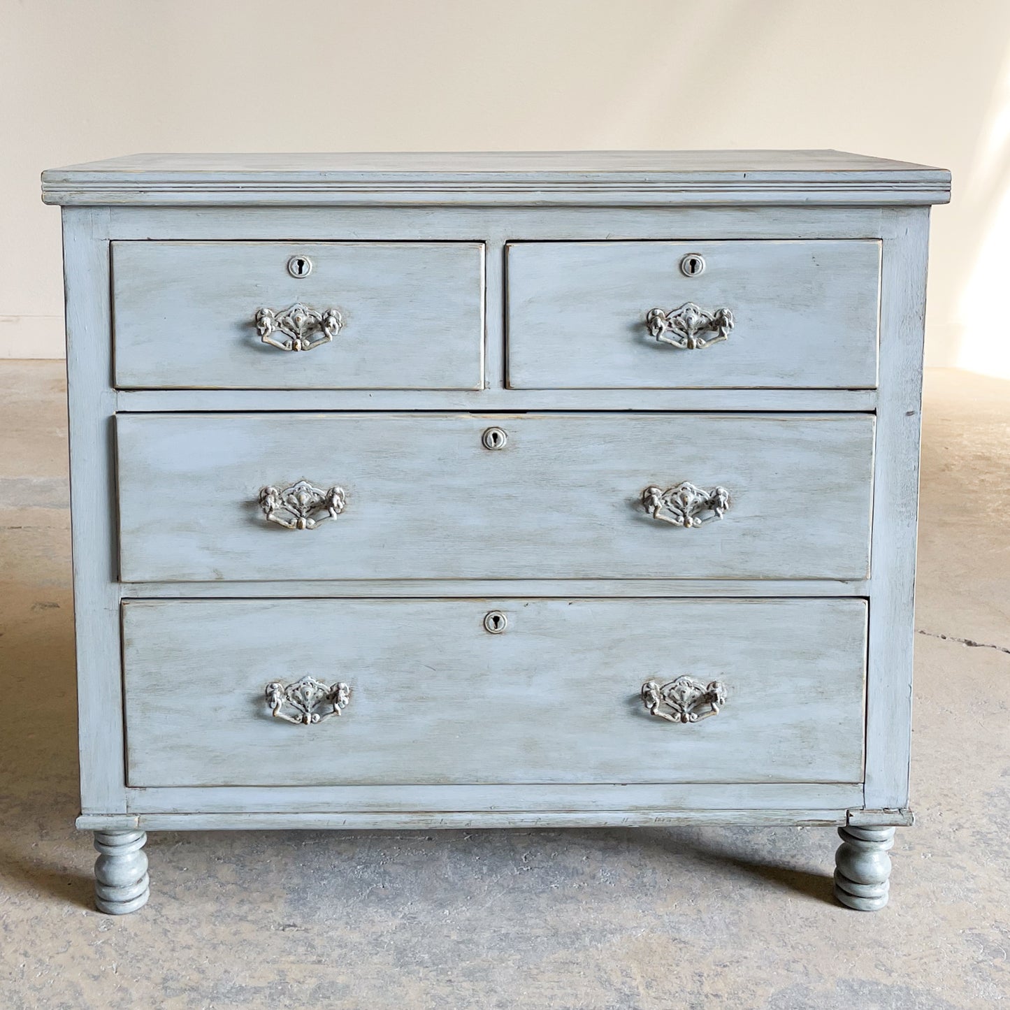 Painted English Chest of Drawers