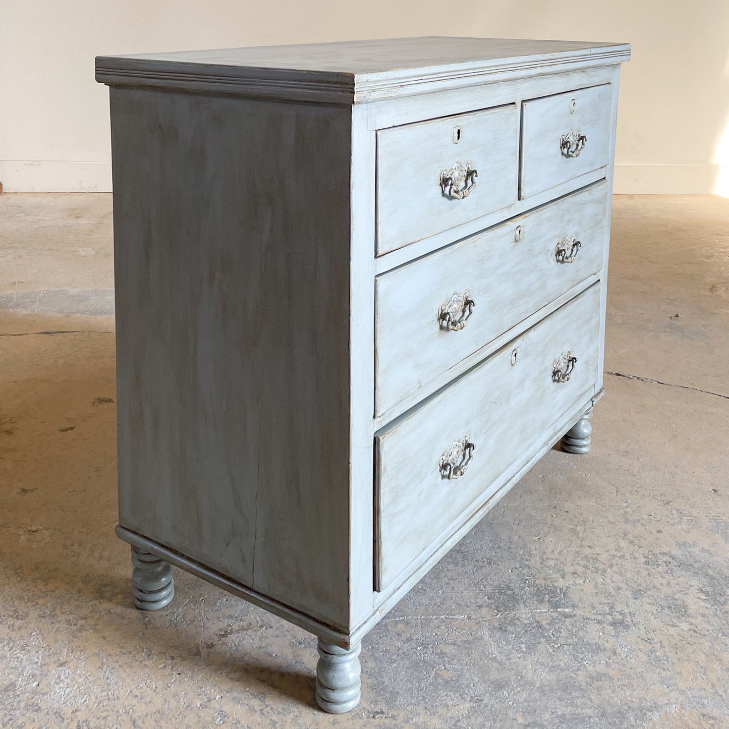 Painted English Chest of Drawers
