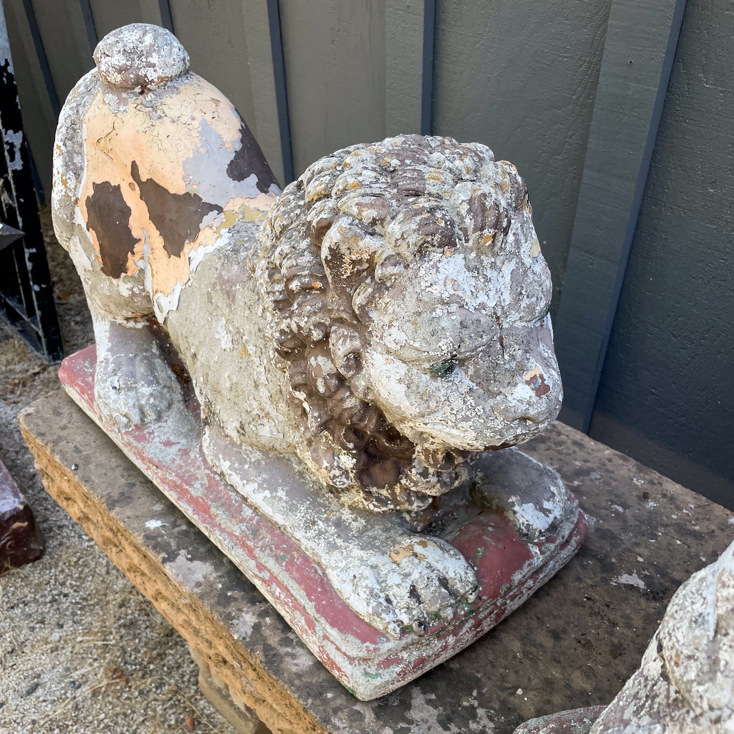 Antique Stone Lions