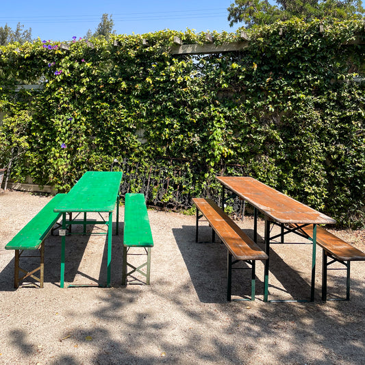 Beer Garden Table and Bench Set