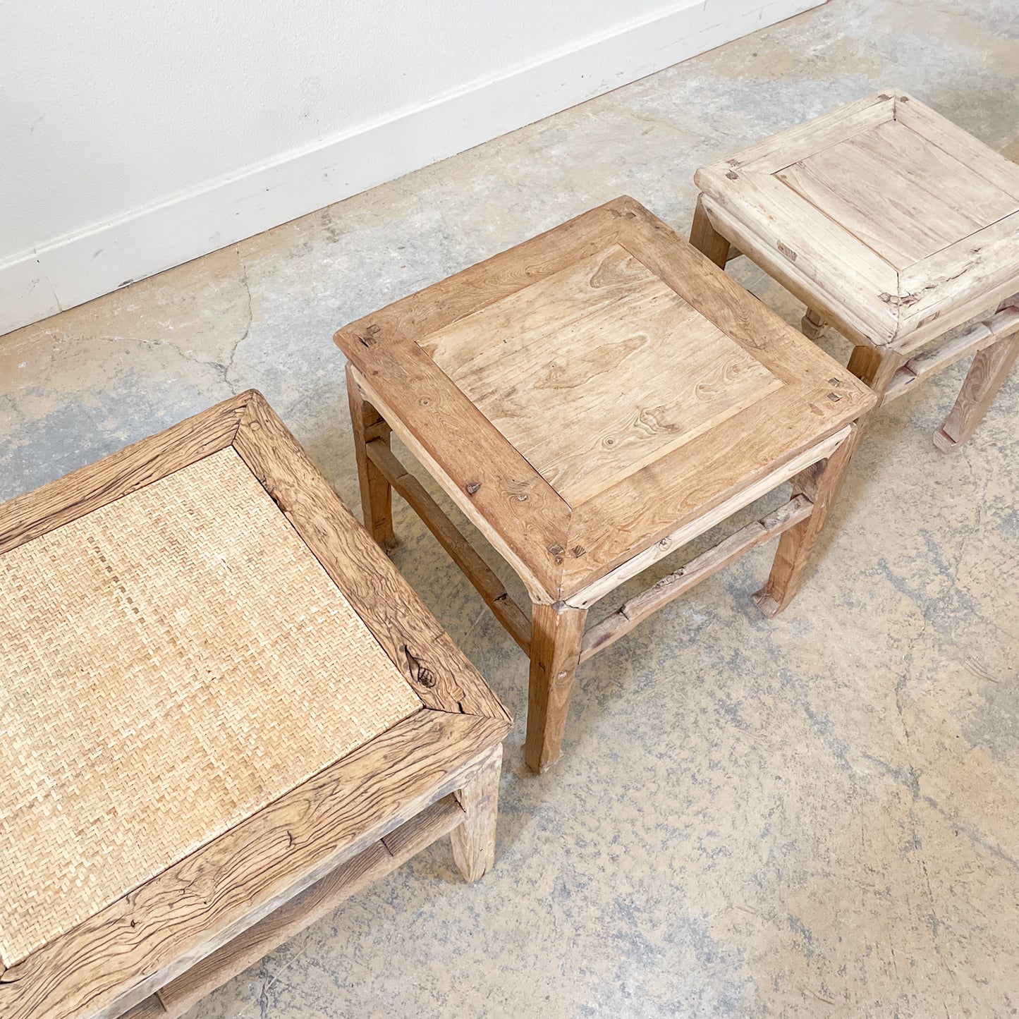 Asian Square Side Tables Various Sizes
