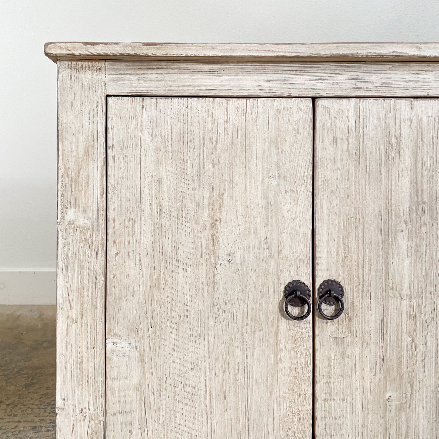 Reclaimed Pine with 6 Doors Sideboard with a Warm Toned Finish
