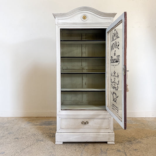 Antique Single Glazed Door with Arch Top