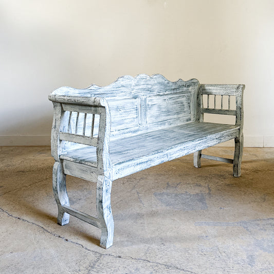 Painted European Bench