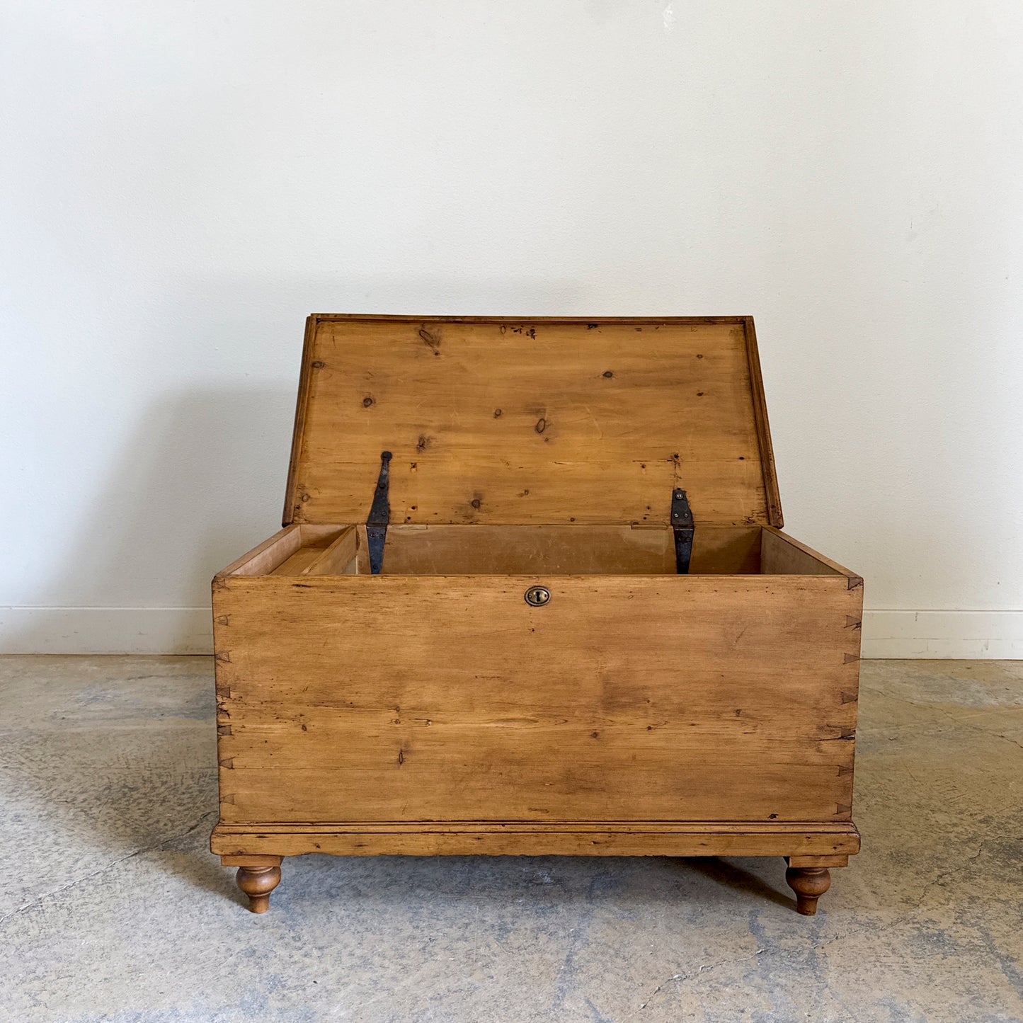 Antique English Bed Box