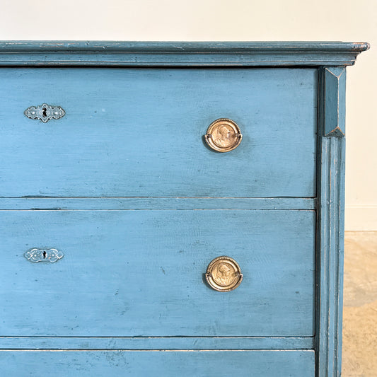 Antique 3 Drawer Painted Chest of Drawers