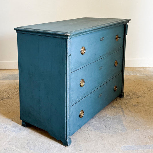 Antique 3 Drawer Painted Chest of Drawers