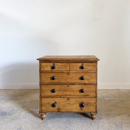 Antique English Pine Chest of Drawers