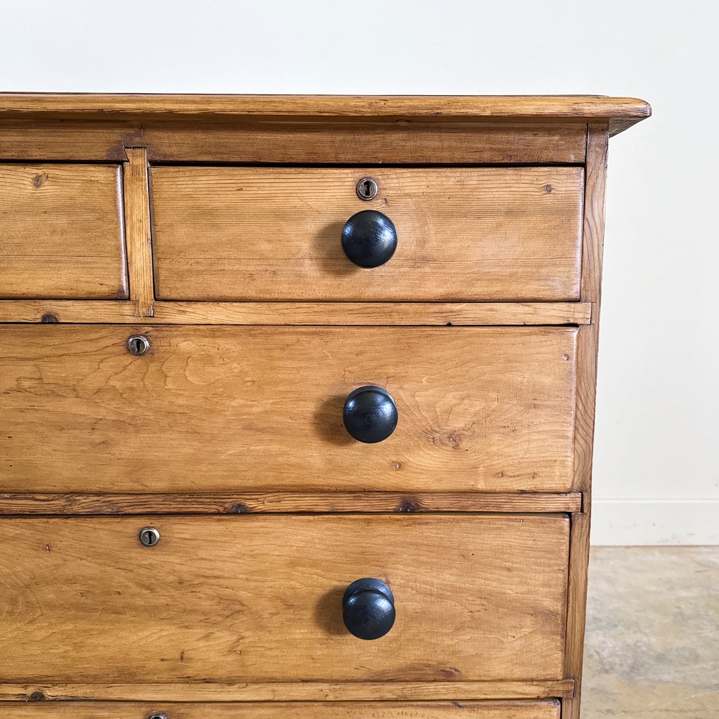 Antique English Pine Chest of Drawers