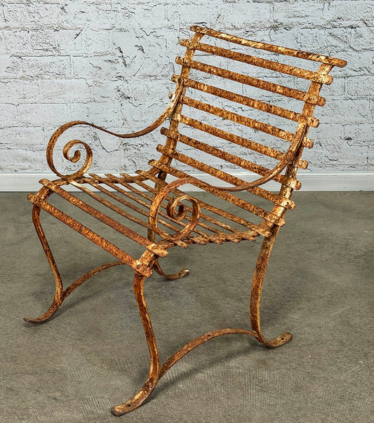 White Iron Chair