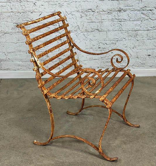 White Iron Chair