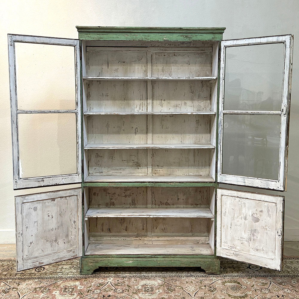 Antique French Painted Cabinet